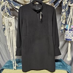 NEW Banana Republic | Black Long Sleeve Mini Cutout Dress size 8P